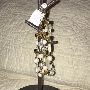 Lia Sophia gold and pearl bracelet